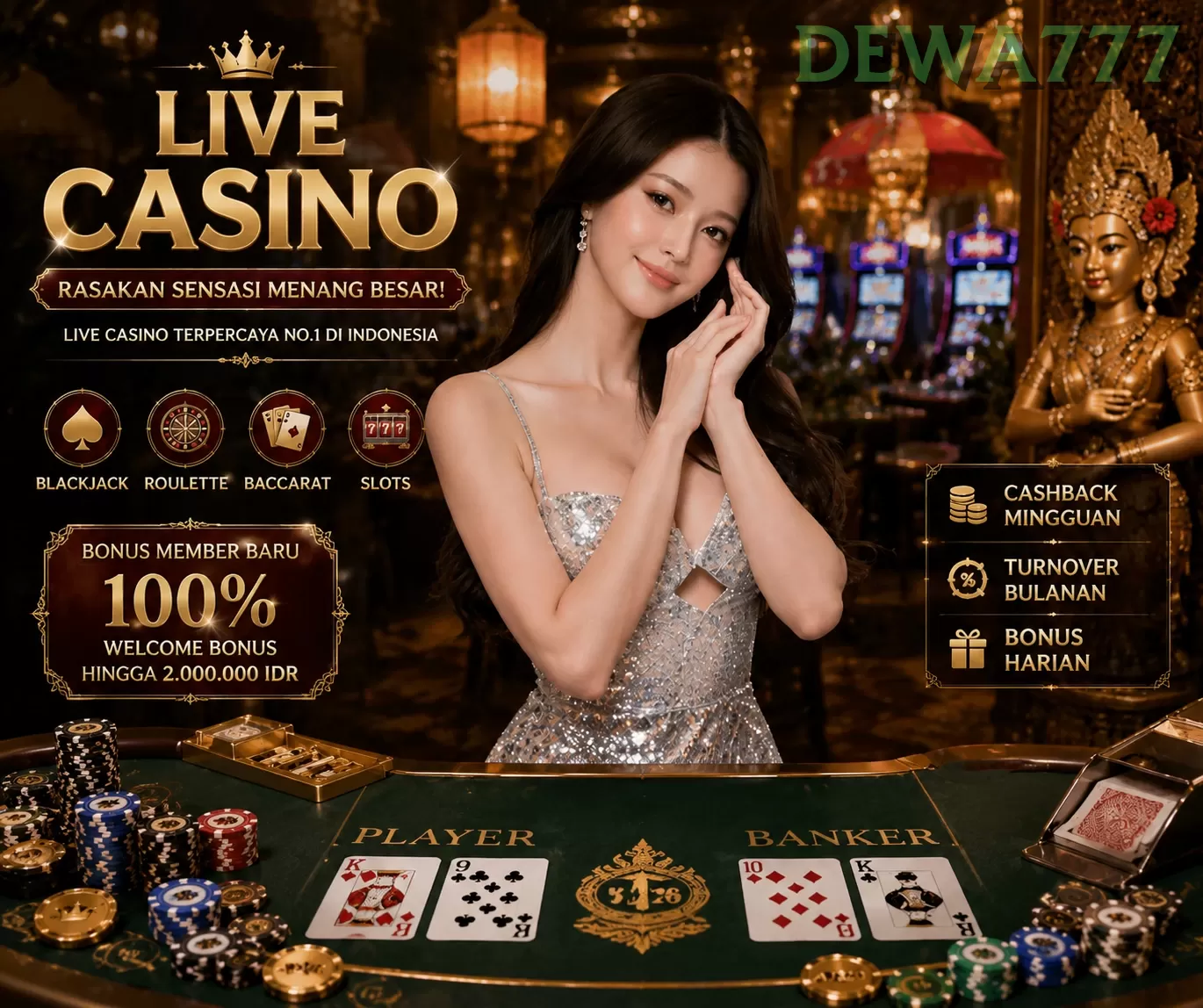 BONUS GARANSI KEKALAHAN SALDO KEMBALI 100_ promotion image